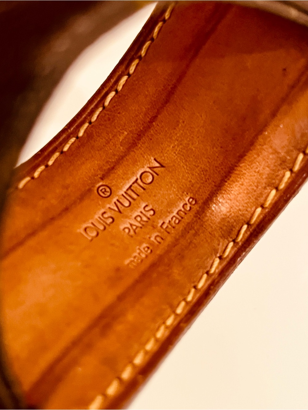 Louis Vuitton Brown Monogram Adjustable Shoulder Strap 47 inch adjustable - Picture 4 of 10